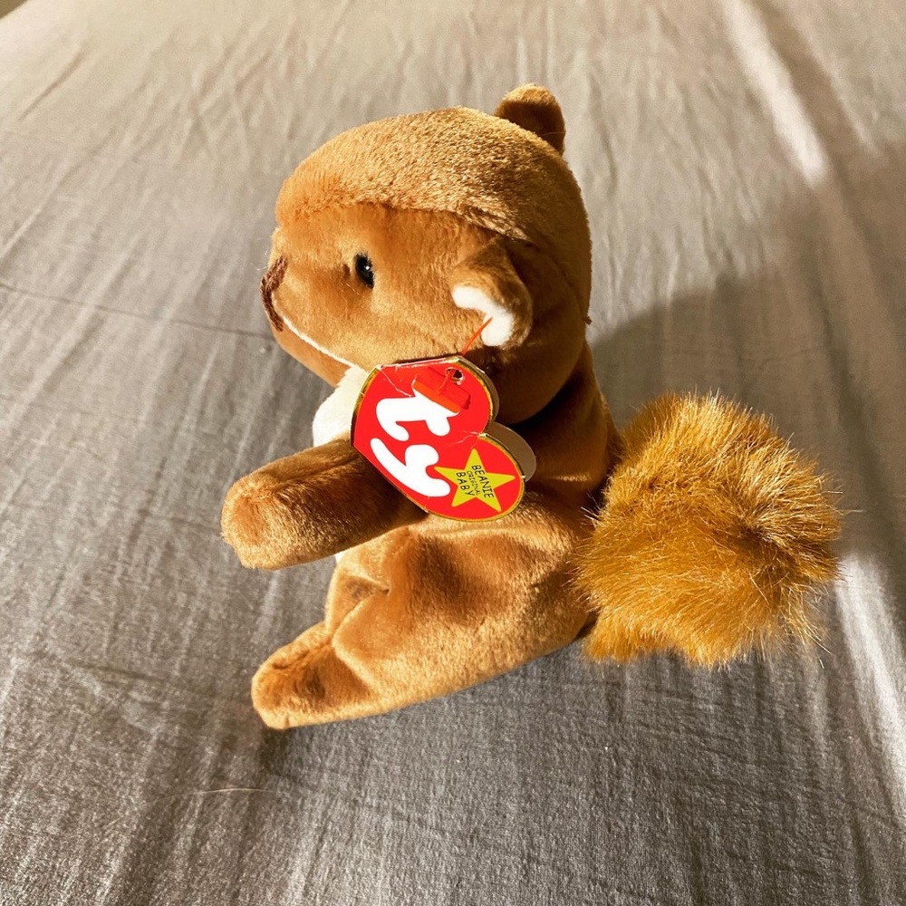 Vintage Nuts the squirrel Beanie Baby - Picture 2 of 4